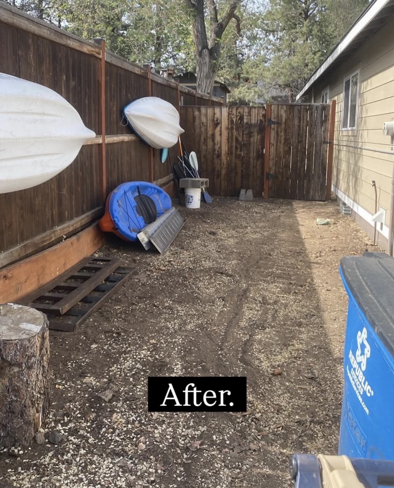 Cleanup after