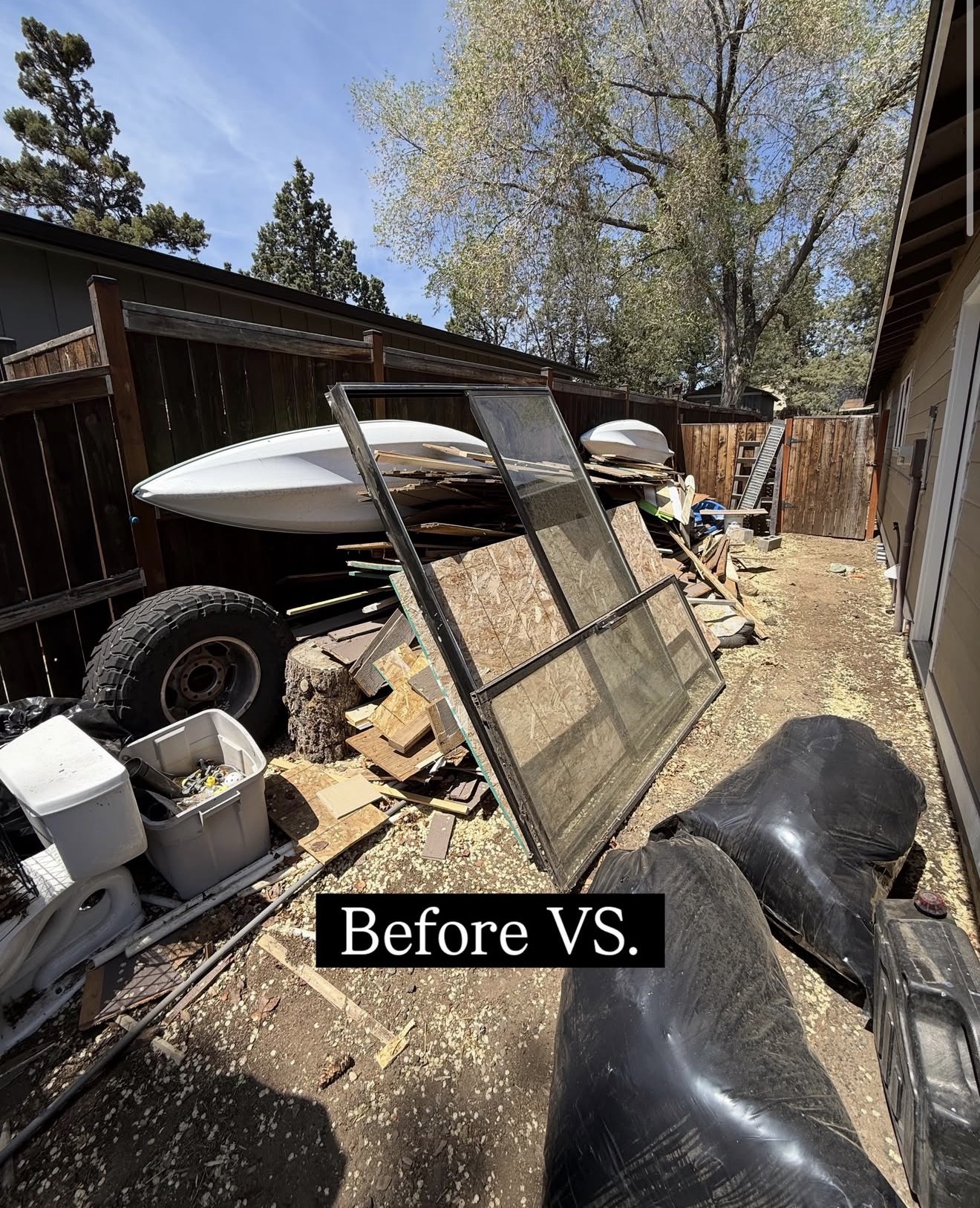 Cleanup before